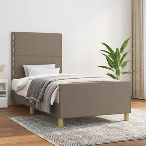 Giroletto Senza Materasso Tortora 90x190 Cm Tessuto /