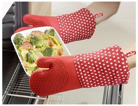 Set di 2 guanti da forno in silicone rosso Forno - Wenko
