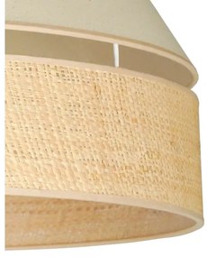 Duolla - Lampadario a sospensione con filo YUTE AVIGNON 1xE27/15W/230V diametro 60 cm color crema/beige