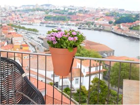 Fioriera pensile per ringhiere in plastica riciclata ø 30 cm Capri - Artevasi