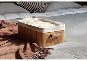 Cesto portaoggetti in bambù marrone Carossa - Compactor