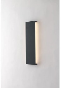 Applique LED moderno da esterno Ribbon grigio IP65, 1600 lumen, INTEC