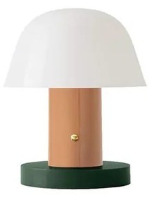 &Tradition - Setago JH27 Portable Lampada da Tavolo Nude/Forest &Tradition