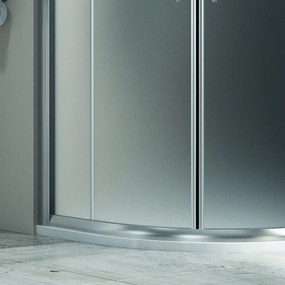 Box doccia semicircolare 90x90 vetro satinato anticalcare KF2000 - KAMALU