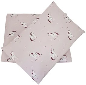 EKO - Lenzuola per culla in mussola di cotone UNICORNO 2 pezzi