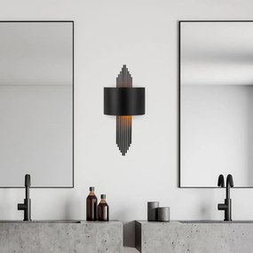 Lampada da parete nera Rayi – Opviq lights