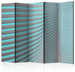 Paravento  Neon Blue II [Room Dividers]  Colore ---, Dimensioni e Misure 225x172