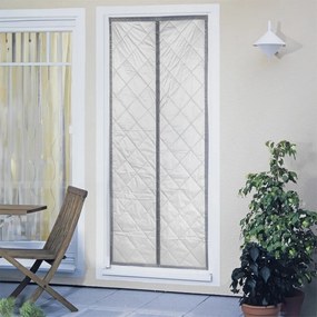 Tenda termica per porte in grigio-argento 80x200 cm - Maximex