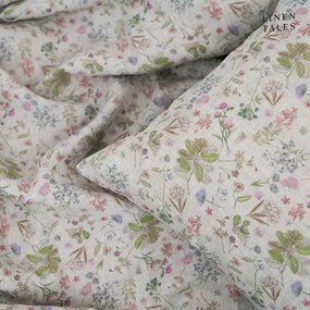 Biancheria da letto singola in colore naturale 140x200 cm Botany 2 - Linen Tales