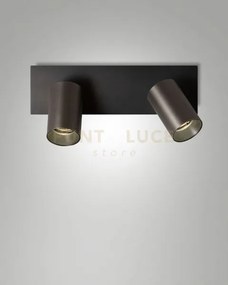 Flores spot 2 luci canna di fucile orientabile attacco gu10