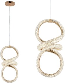 Lampada a sospensione LED G070-CP Gold