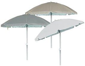 Ombrellone Mare Ø 240 cm - Palo Alluminio, Antivento, Protezione UV