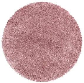 Tappeto rotondo rosa ø 200 cm Fluffy - Ayyildiz Carpets