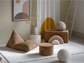 Pouf a sacco per bambini marrone con rivestimento in velluto a coste Big Lounger – Wigiwama