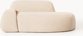 Divano 2 posti in bouclé con chaise longue Wolke