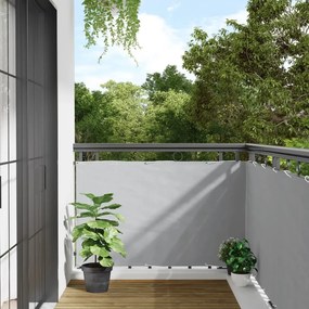 Paravento Da Balcone Grigio 300x90 Cm İn Pvc /