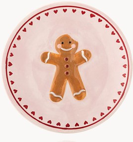 Set di 4 piatti da dessert dipinti a mano Binna