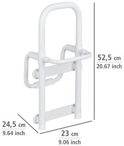 WENKO 8110100-Maniglione SECURA 23x52 cm bianco