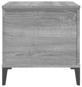 Tavolino Salotto Grigio Sonoma 60x44,5x45 cm Legno Multistrato