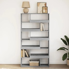 Libreria grigio sonoma 100x33x187,5 cm in truciolato