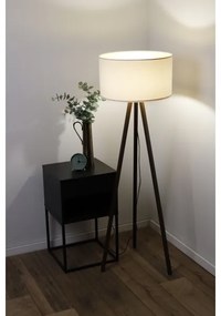 Lampada da terra STANDART 1xE27/60W/230V crema/wenge
