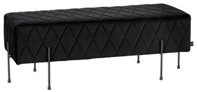 Panchina in velluto nero Toni - Støraa