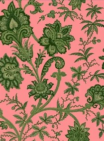House of Hackney Carta da parati Indienne - Amaranth