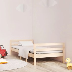 Giroletto Senza Materasso 90x200 Cm İn Legno Massello Di Pino /