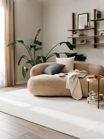 benuta Pure Tappeto in viscosa Nela Ivory 120x170 cm - Tappeto design moderno soggiorno