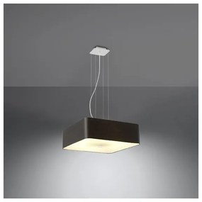 Sollux SL.0774 - Lampadario su filo LOKKO 5xE27/60W/230V 45 cm nero