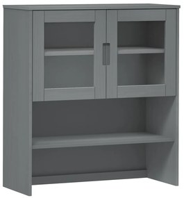 Piano credenza molde grigio 90x35x100 cm legno massello di pino