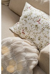 Coperta a maglia bianca e beige 130x170 cm Chunky Marl Knit - Catherine Lansfield