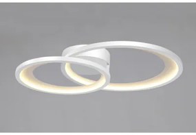 Plafoniera led a due anelli saturn mx19030002-2cwhi bianco