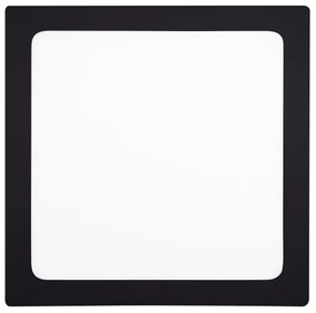 Solight WD175-B- LED Plafoniera LED/24W/230V 3000/4000/6000K nero angolare