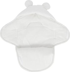 Copertina per neonati bianca in bouclé 45x80 cm – Meowbaby