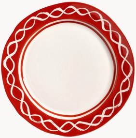 Set di 2 piatti da colazione in porcellana dipinti a mano Festivo