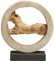 Scultura Decorativa In Legno Di Abete Chiaro Fatto A Mano Naturale Certificato Astratta Arte Contemporanea