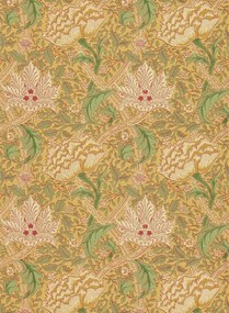 Morris & Co Carta da parati Windrush - Gold/ Thyme