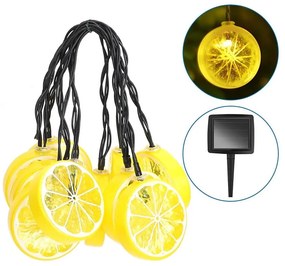Aigostar - Catena solare LED 10xLED/3,8m IP44 bianco caldo