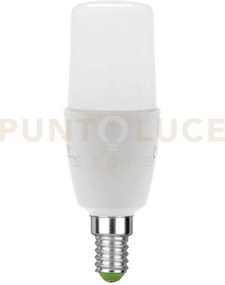 Lampadina led t38 attacco e14 9w 850lm 6500k 200° 38x108mm 25000h c...