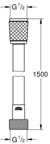 GROHE 28743002 - Flessibile per doccia VITALIOFLEX COMFORT 1500 mm