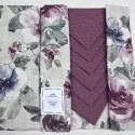 Tovaglia da tavola con tovaglioli Botticelli Home Viola