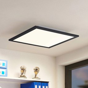 Pannello LED Lindby Nelios, 40 x cm, 4.000K, nero, metallo Nelios, Nero, Soggiorno / Sala da pranzo, Alluminio, Moderno, Pannello LED