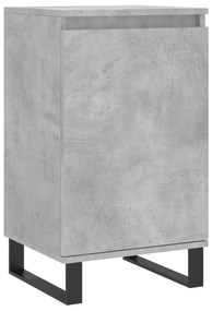 Credenza Grigio Cemento 40x35x70 cm in Legno Multistrato