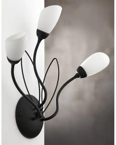 Jupiter 2059 - Lampada da parete GLORIOSA 3xG9/14W/230V nera