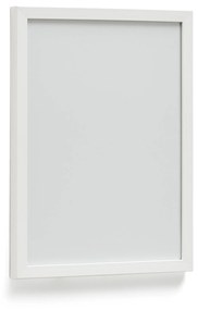 Kave Home - Portafoto in legno Neale con finitura bianca 29,8 x 39,8 cm
