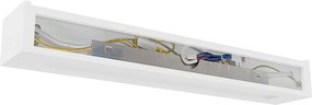 Applique da Parete 2xE14 Rettangolare 45cm in Gesso Pitturabile