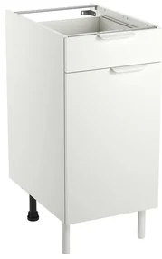 Base Eleki B40 con cassetto bianco L 40 x H 87.1 x P 58 cm