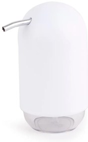 Dispenser di sapone in plastica bianca 230 ml Touch - Umbra