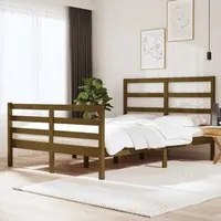 Giroletto Miele Legno Massello di Pino 150x200 cm 5FT King Size 3105014